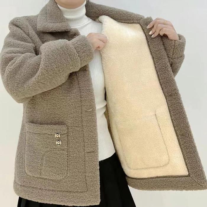 Elegant Spring & Autumn Jacket for Middle-aged Women – Fashionable Loose Outerwear for Moms 3XL