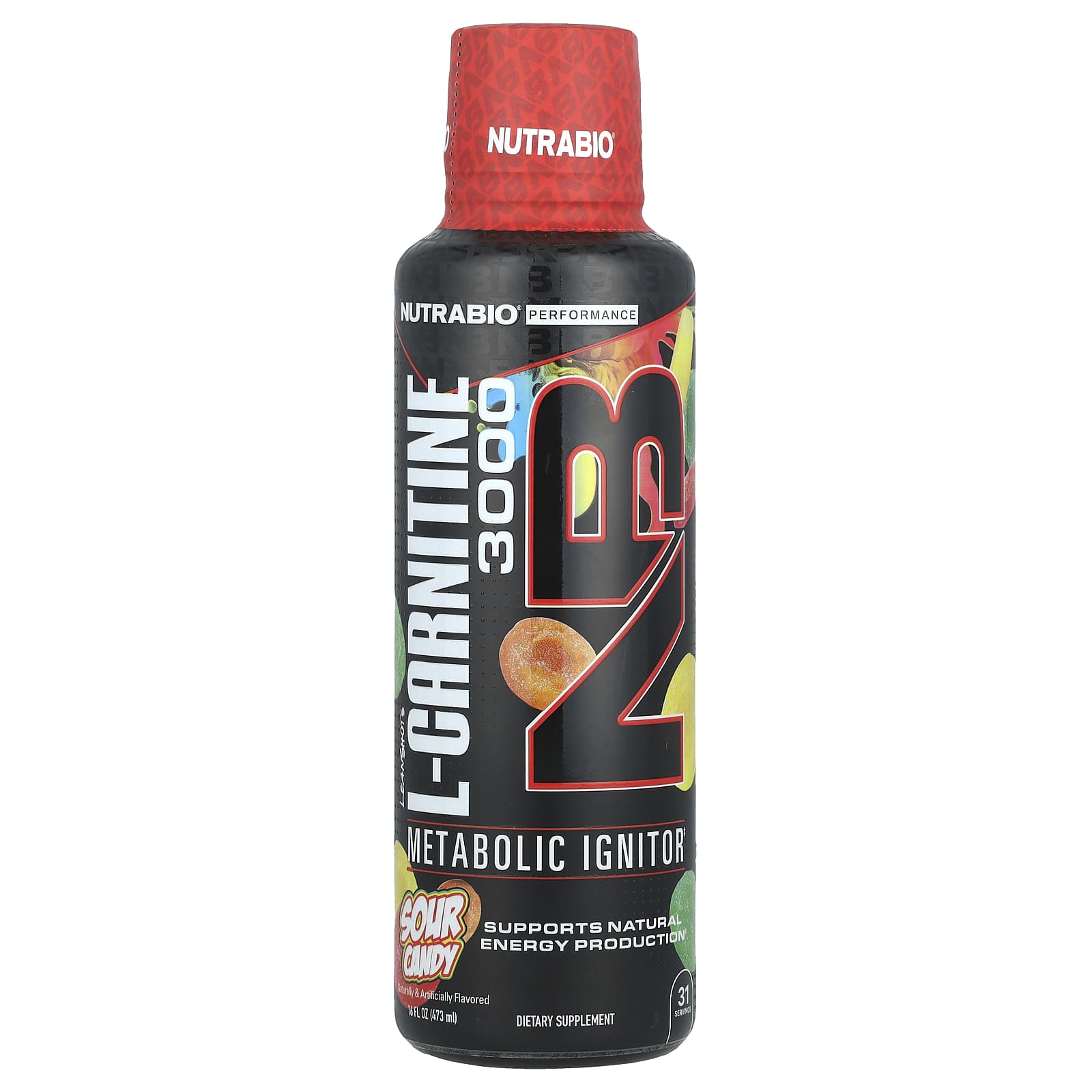 

Lean Shot L-Carnitine 3000, Sour Candy, 473Ml(16Fl Oz)