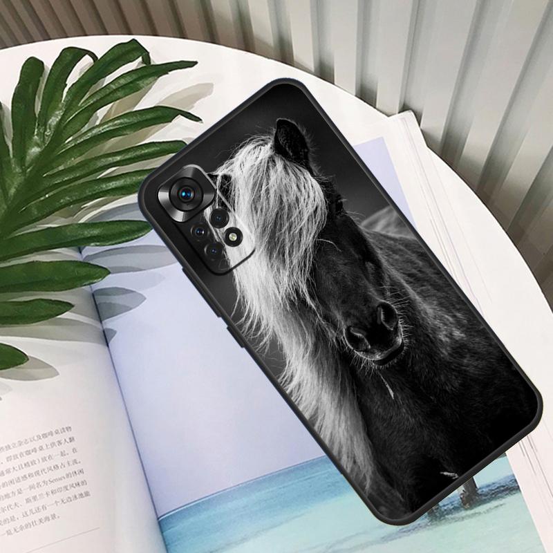 Domineering Cool Horse Funda For Xiaomi Redmi Note 14 10 11 12 13 15 Pro Plus Case For Redmi 15 15C 14C 12C 10C 13C