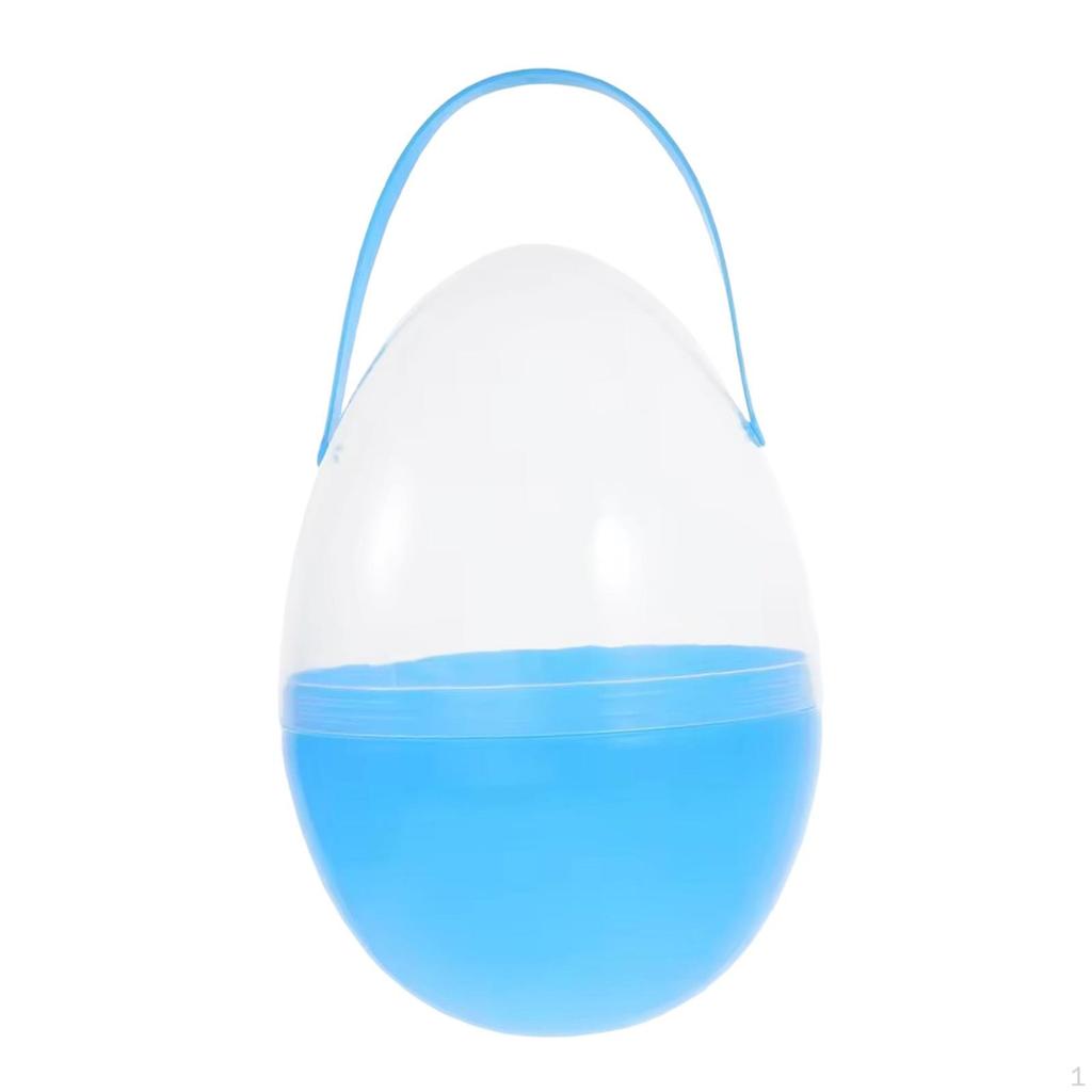 Container for Easter Eggs with Practical Handle, Made of PP, Fillable Creative Fillings,