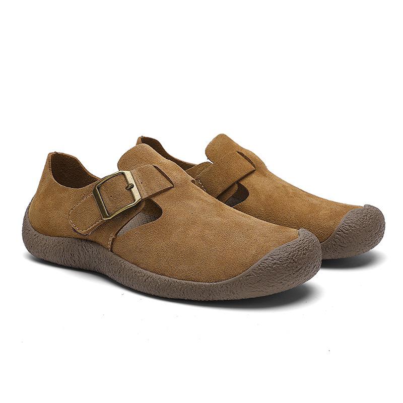 Women's 2026 Spring Retro Flat Slip-On Birkenstock Shoes - Soft Sole, Fully Covered, Perfect for Nurses