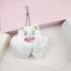 Xiaohongshu One-Eyed Monster Plush Keychain Toy - Cute Cartoon Carabiner Backpack Pendant