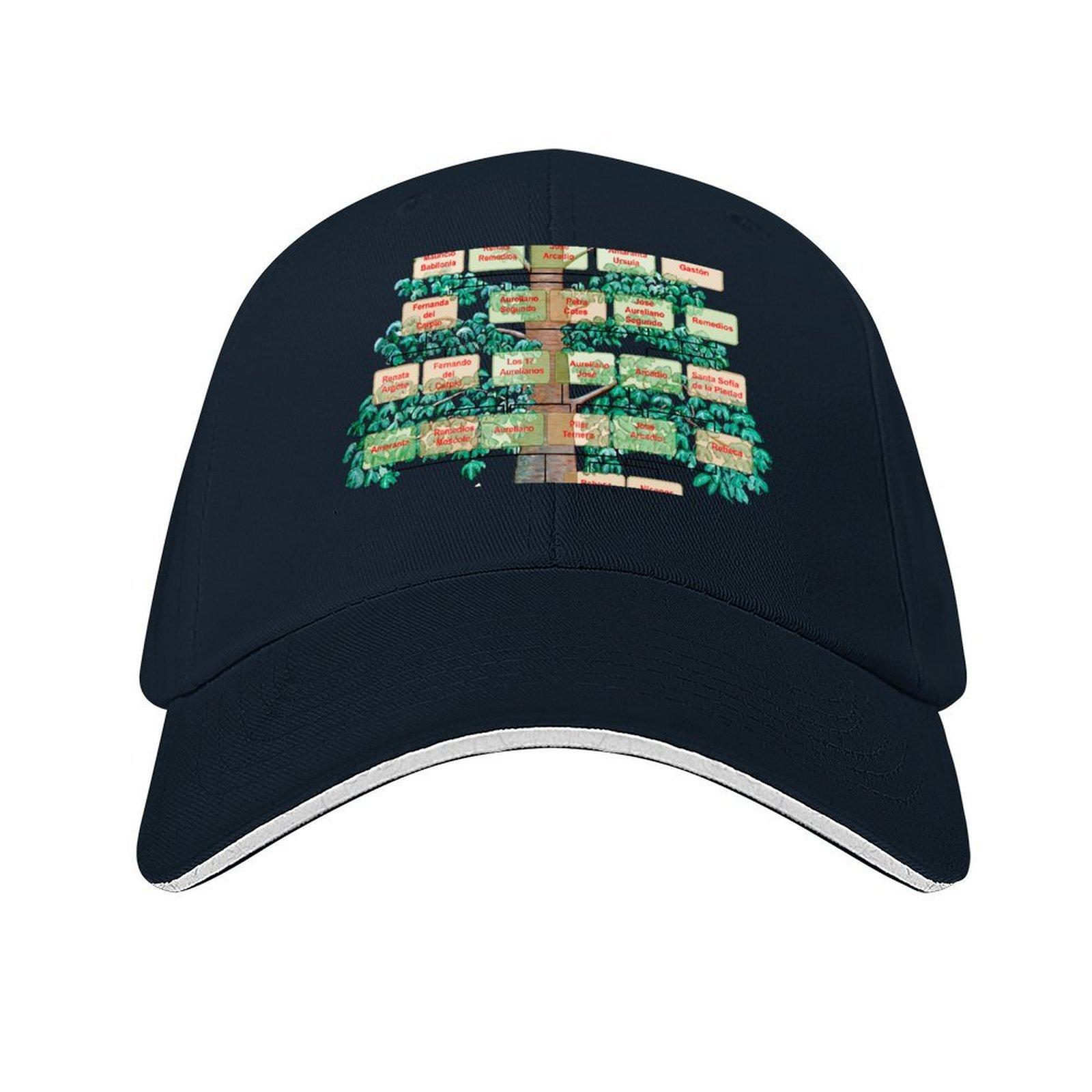

Los Buenda Family Tree One Hundred Years of Solitude Baseball Cap funny hat Rugby F Vintage Unisex Hats Womens