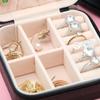 Double Layer Ring Earrings Jewelry Box Storage Large Capacity