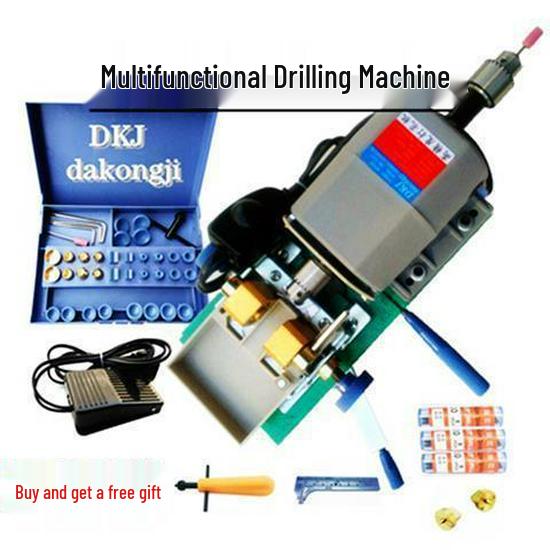 Pearl Punching Machine: Mini Jade Beads DIY Drill for Home & Craft Use