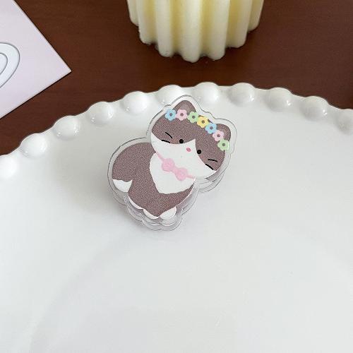 2026 Acrylic Cat PP Clip Sealing  Long Tail Binder Clips Note Paper Clips Multifunctional Scrapbook Stationery Gift for Students