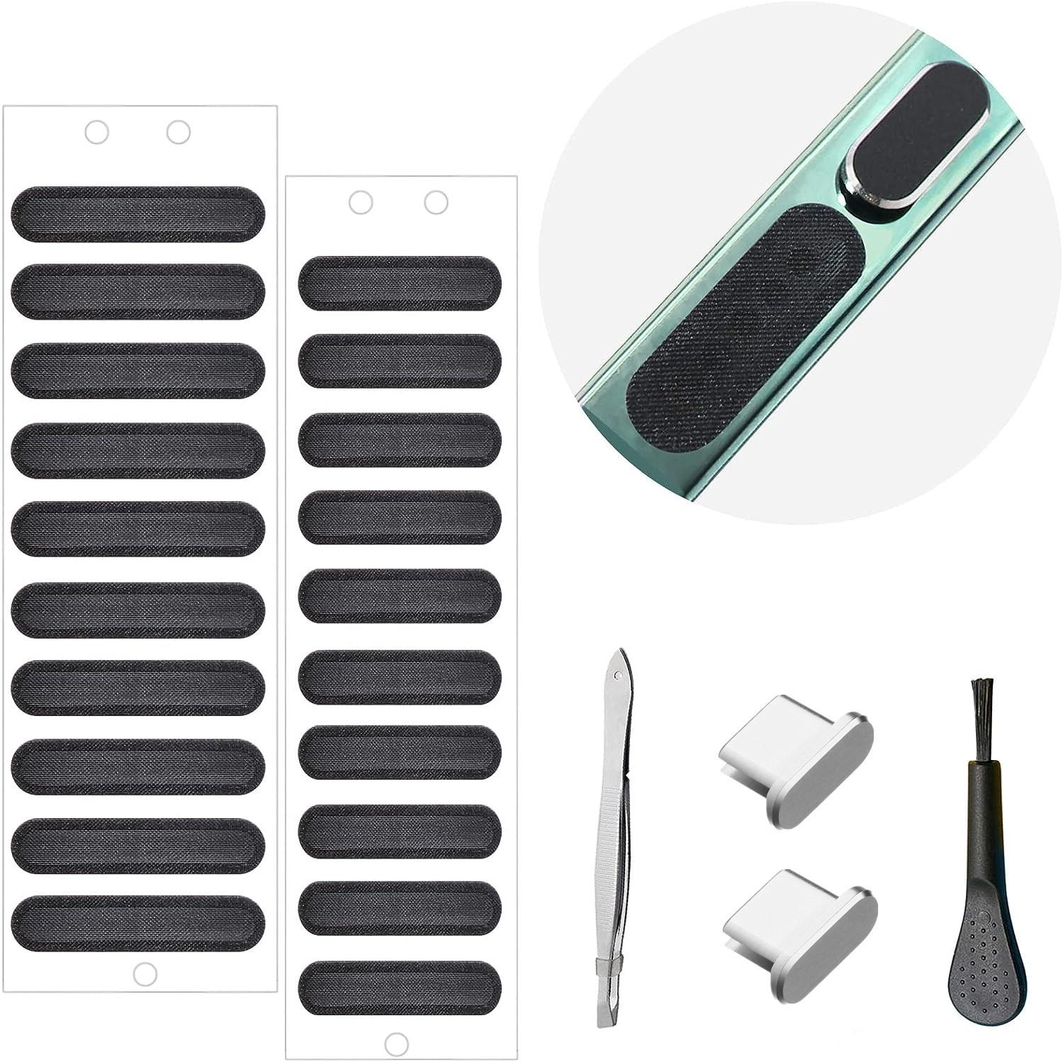 

USB C Dust Plug with Speaker Mesh Cover Type-C Anti-Dust Cap for iPhone 16 15 Samsung S22/S21/S20 Note 20/10 USB-C Devices