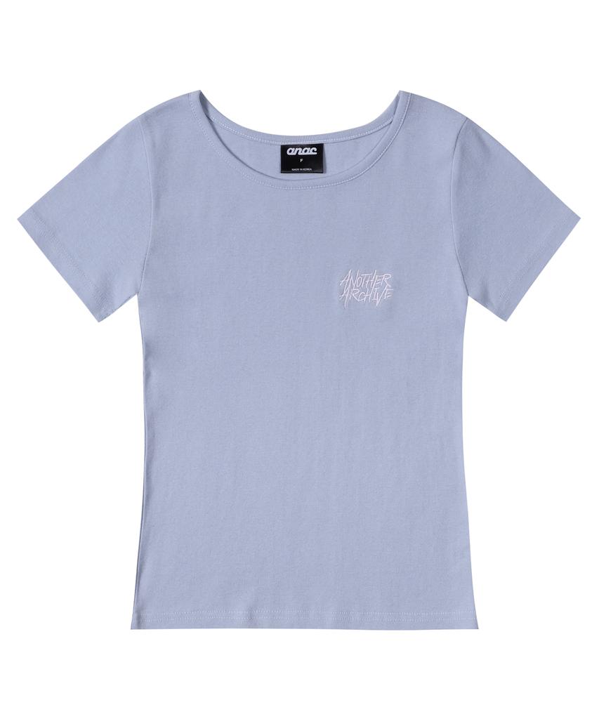 ANOTHER ARCHIVE Women'S Perfect Slim Logo Short Sleeve T-Shirt_Black