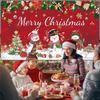 Christmas Background Banner Party Decoration  Winter Snowman Christmas Background  Merry Christmas Snowflake Decoration
