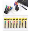 Mehrfarbiges Multifunktions-Kunstmalerei-DIY-Marker-Acrylstift, wasserfestes Acryl-Markierungsstift-Set