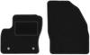 Black Front Floor Mats For: Ford Kuga MK1 SUV (2011-2013)