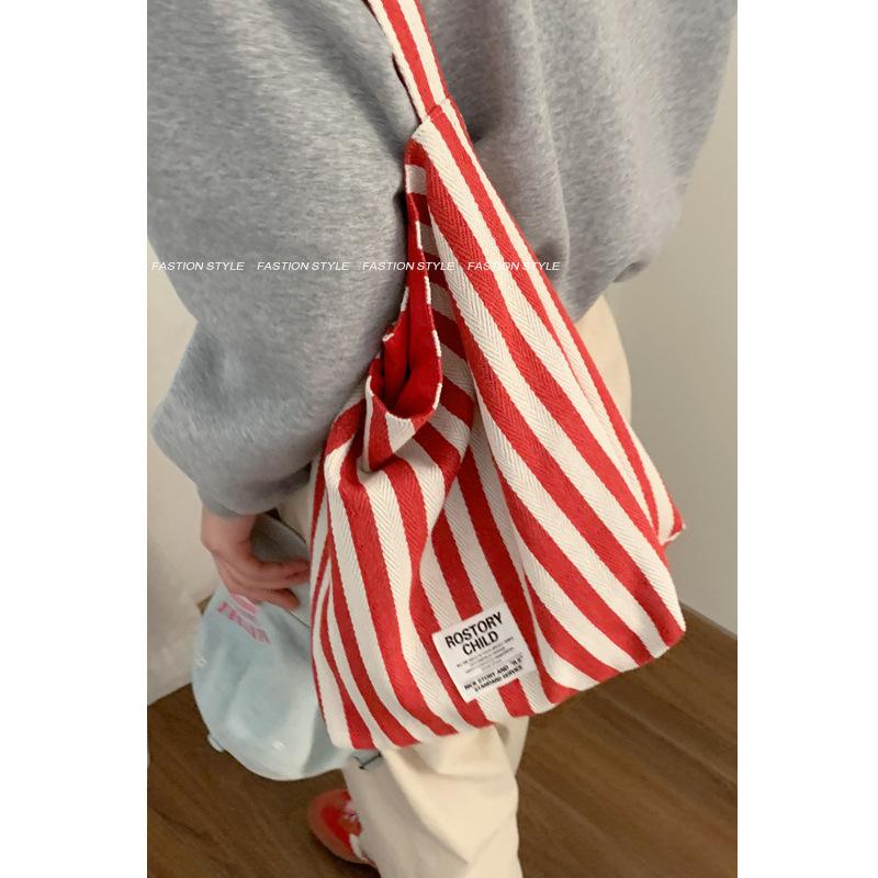 Large-capacity Summer Casual Tote Bag for Girls, College Shopping Bag, Big Bag
