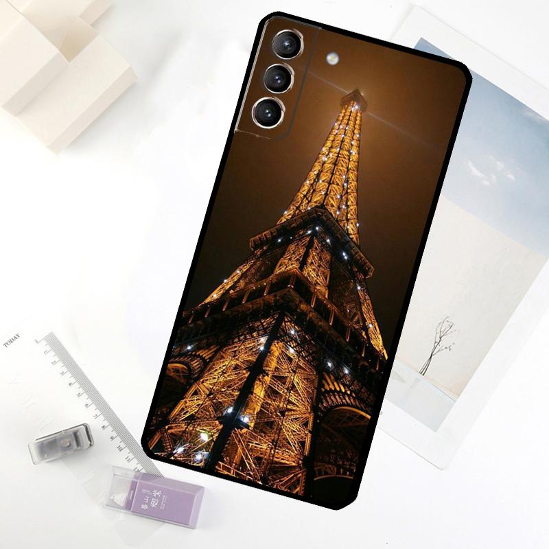 Paris Eiffel Tower France Phone Case For Samsung Galaxy S25 S26 Ultra S20 S21 S22 S23 S24 Ultra S10 Plus S25 FE Cover