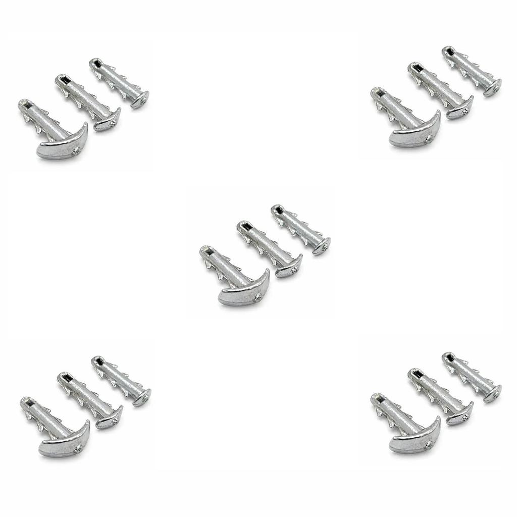 Sea Urchin Bait Weights: 3/32 To 3/16 Oz Anti-Slip Locking Hook Design - Anchor Shaped Sinker for Soft Plastic Lures Metal Fishing Tackle