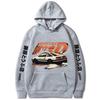 Anime Initial D Tištěné Mikiny Letní Dospívající Ležérní Volné Módní Retro Divoký Streetwear Y2K Dlouhý Rukáv Fleece