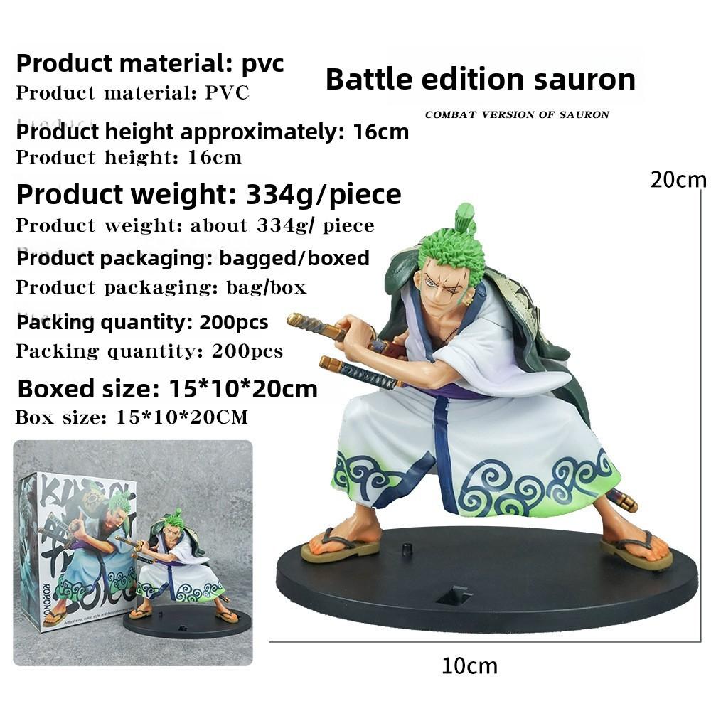 One Piece Kimono Zoro Pvc Anime Model Ornament For Display And Gift Collectors