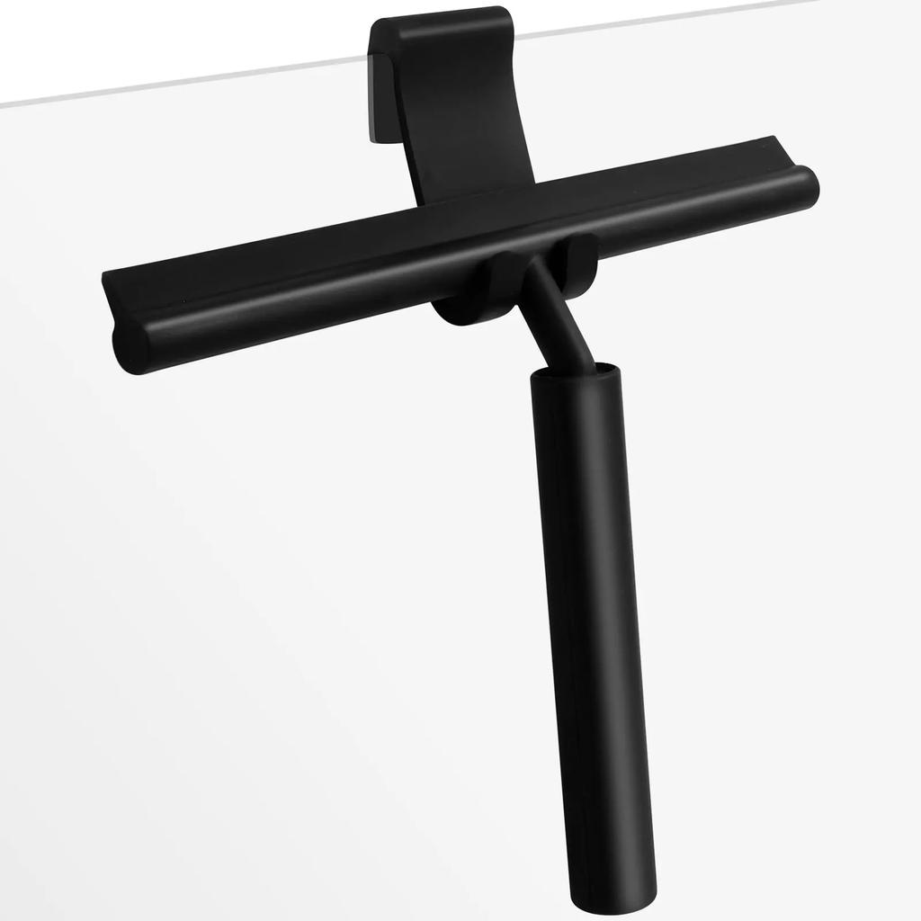 Shower Squeegee Glass Wiper Scraper Cleaner with Telescopic Handle Streak-Free Silicone Holder Wiper Scraper Glass Cleaning