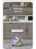 Induction Bathroom & Kitchen Trash Can with Lid - Compact Design