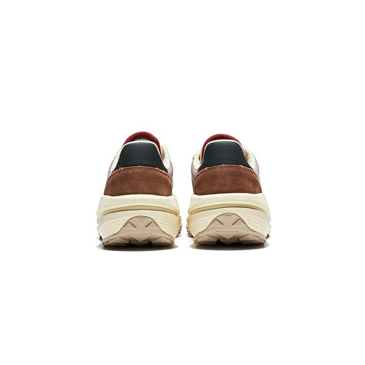 SAUCONY JAZZ RENEW Mesh, Nylon Slip Resistant Abrasion Resistant Low Top Casual Running Shoes Unisex Beige Brown S79040-8