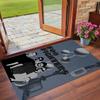 Crystal Velvet Rug Soft Non Slip Indoor Floor Mat Home DecorFoo Fighters