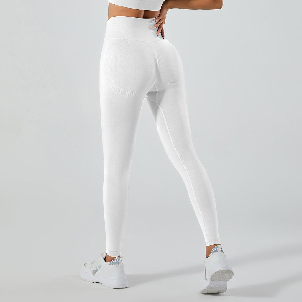 Seamless Yoga Pants For Women High Waist Tummy Control Sport Leggings For Running Fitness