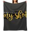 I Am Not Throwing Away My Shot Throw Blanket Valentine Gift Ideas Cosplay Anime Quilt for Sofa Blankets