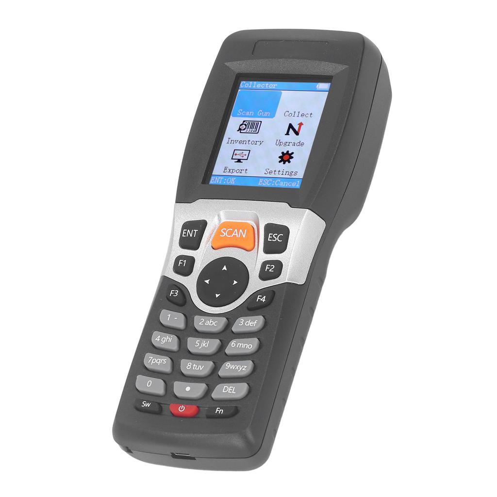 Wireless Barcode Scanner 1D 2.4GHZ 2.2 Inch Color Screen Portable Inventory Scanner