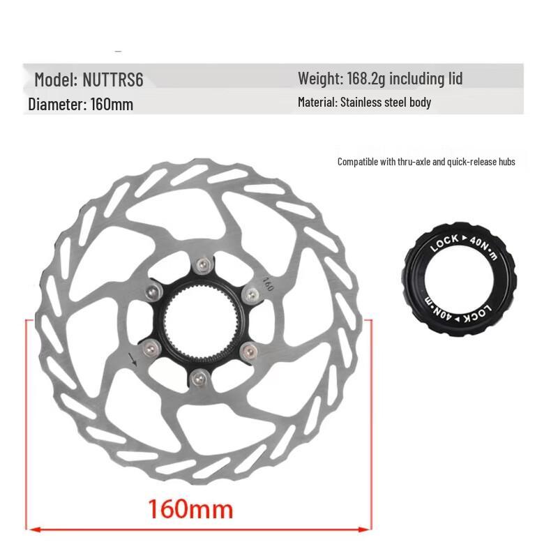 Lishi Bicycle Disc Brake Pad Compatible with 160mm Rotor