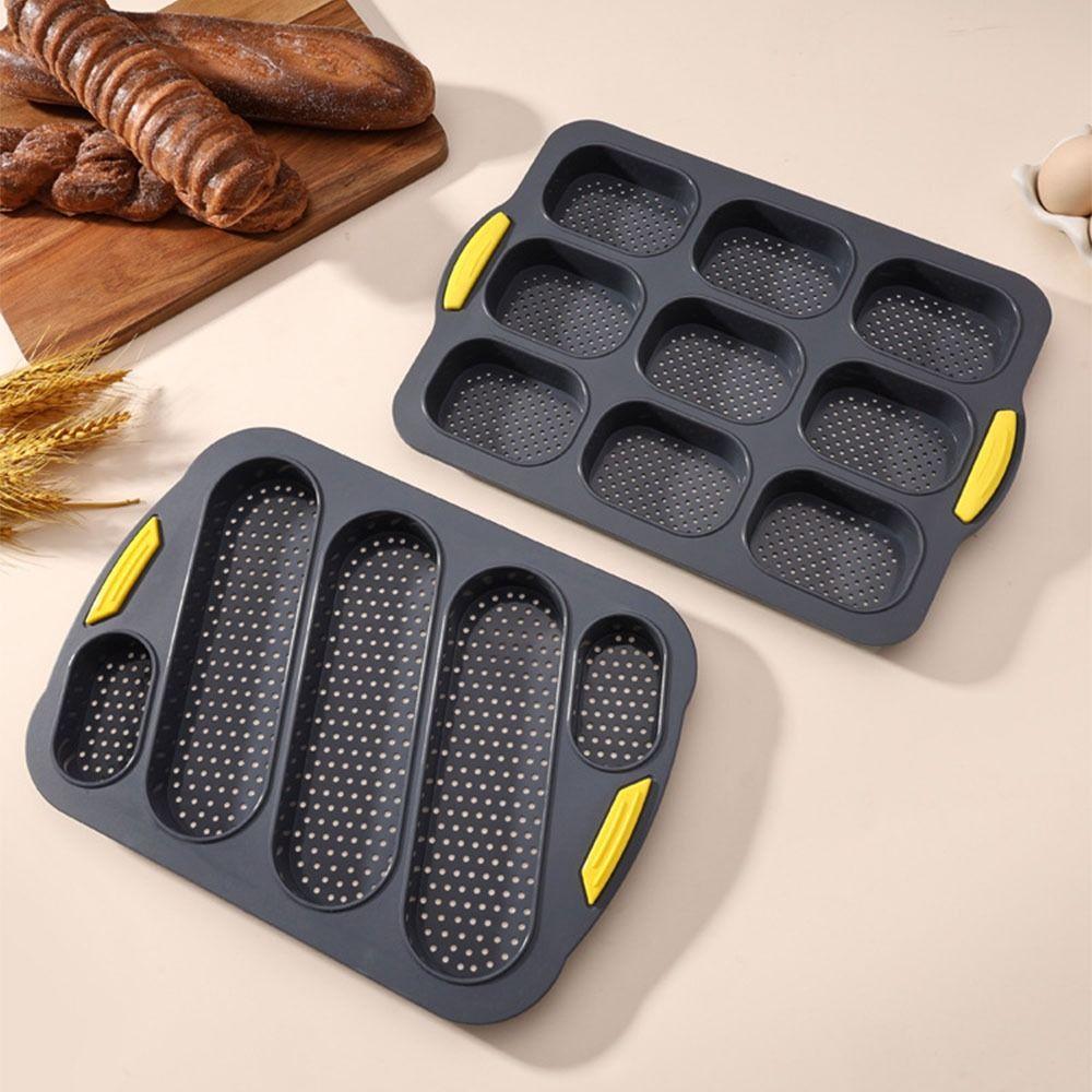 5 Grids Bread Baking Form Silicone Silicone Baking Pan Silicone Cake Mold Kitchen Bakeware