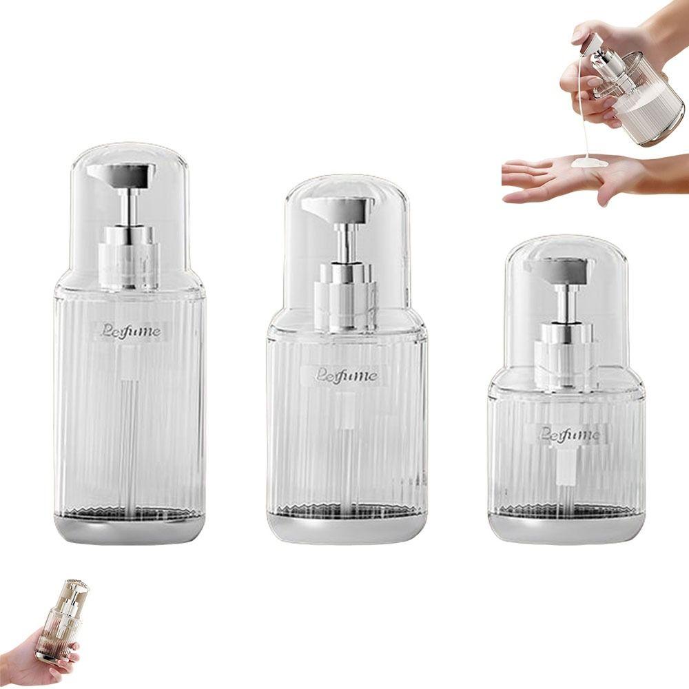 Portable 60/90/120ml Pump Bottle Transparent Refillable Soap Dispenser Dispenser Bottle for Lotion Shampoo Shower Gel