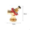 Propane Splitter Gas Y Adapter 2 Way Easy To Install Zinc Alloy Tee Connector for