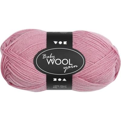 Wollknäuel für Babys - Babywolle - dunkelrosa - 100% Merino - 172 m