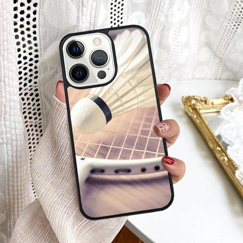 Badminton Sport phone Case Cover For iPhone 17 Air 16 15 14 Plus for apple 16 11 12 13 Pro Max coque