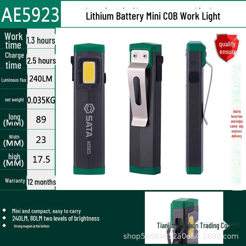 Shida AE5923 Multi-Function Magnetic Mini Flashlight for Auto and Home Repair