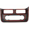 Carbon Fiber Central Control AC Switch Air Conditioner Panel Cover Vent Trim for Ford Maverick 2022-2024