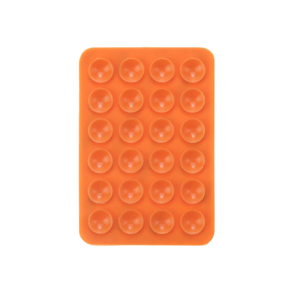 Silicone World Square Silikon-Saugnapf zur Befestigung von Mobiltelefonen im Auto, Halterung für Telefonhülle, universeller, rutschfester Saugnapf