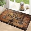 Letter Printed Floor Mat Definitely Not A Trap Door Entrance Doormat Home Room Decor Non Slip Washable Carpets Bath Kitchen Rugs