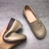 Soft Leather Mother Shoes Summer New Beef Tendon Soft Sole Comfortable Middle-aged and Elderly Non-slip Lazy Shoes One Pedal Work Women's Shoes