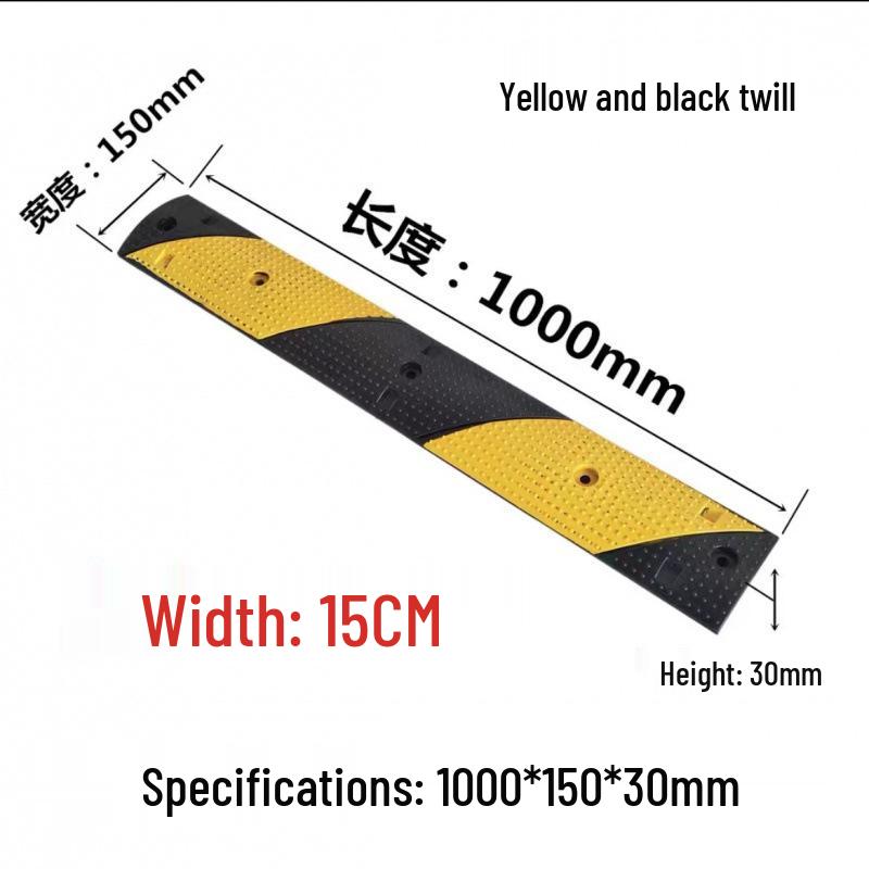 Rubber Speed Bump Cast Iron Ramp Plate