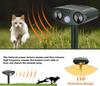 Ultrasonic Solar Animal & Insect Repeller with Infrared Sensing