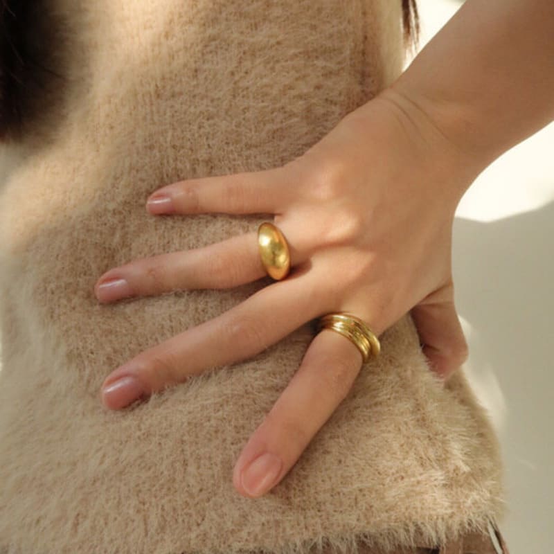 Oepe THREE LAYER RING (Gold)