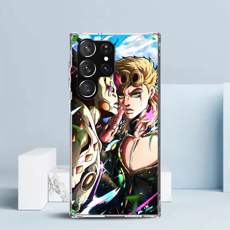 JoJo Abenteuer Giorno Giovanna Handyhülle Für Samsung Galaxy S24 S25 Edge S26 Ultra S22 S23 Plus S21 + S20 FE Weiche TPU Rückseite