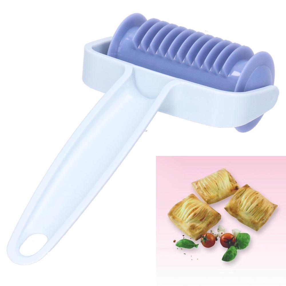 Print Dough Roller PP Cracker Roller Durable Lattice Dough Roller  Bakery Catering 2