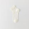 Women's Ultra-Thin Mulberry Silk Ankle Socks - Breathable, Mesh, Ballet Style, Summer Mid-Calf Length