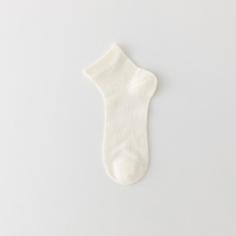 Women's Ultra-Thin Mulberry Silk Ankle Socks - Breathable, Mesh, Ballet Style, Summer Mid-Calf Length