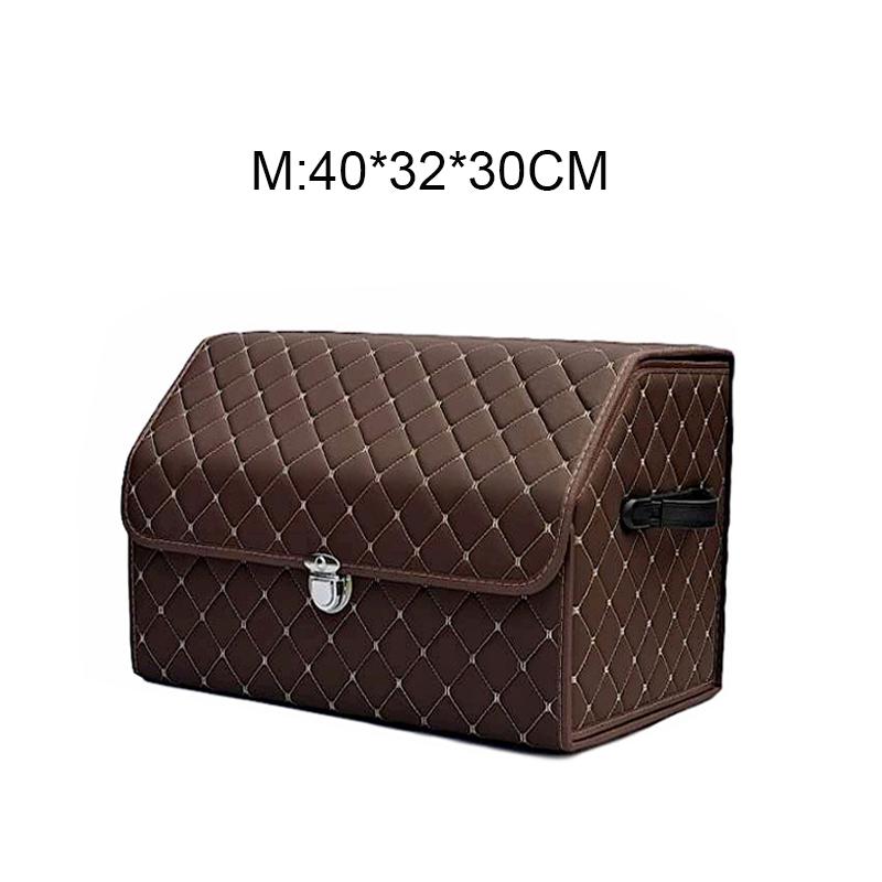 Collapsible Car Storage Organizer Box With Lid - Portable Multipurpose Car Trunk Boxs For Shopping Camping Picnic Waterproof Bag