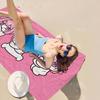 D-Dorothy DORO Cartoon Beach Towel Colorful Bath Towels For Girl Microfiber Quick Dry Custom Sand Free Beach Yoga Spa Gym Pool