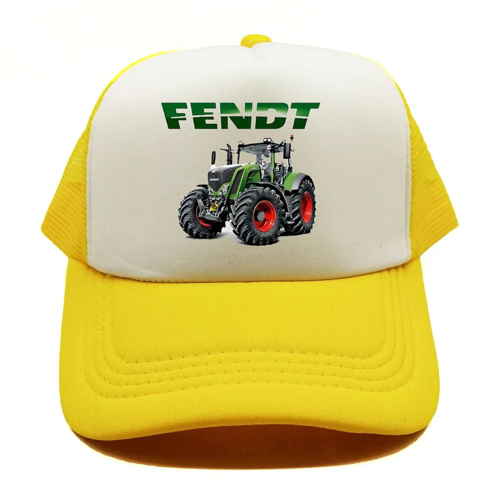 Fendt Trucker Cap Unisex Funny Farming Tractor Agriculture Fendt Hat Baseball Cap Cool Summer Unisex Mesh Net Caps