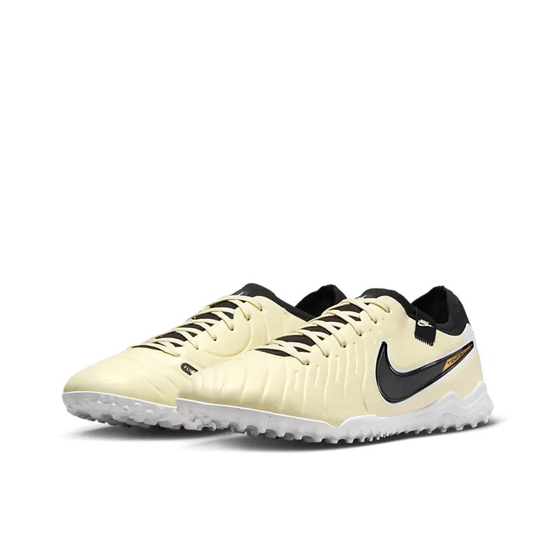 Nike Tiempo Legend 10 Pro TF Mad Ready Pack Unisex Sneakers Cream Lemonade Metallic-Gold-Coin DV4336-700