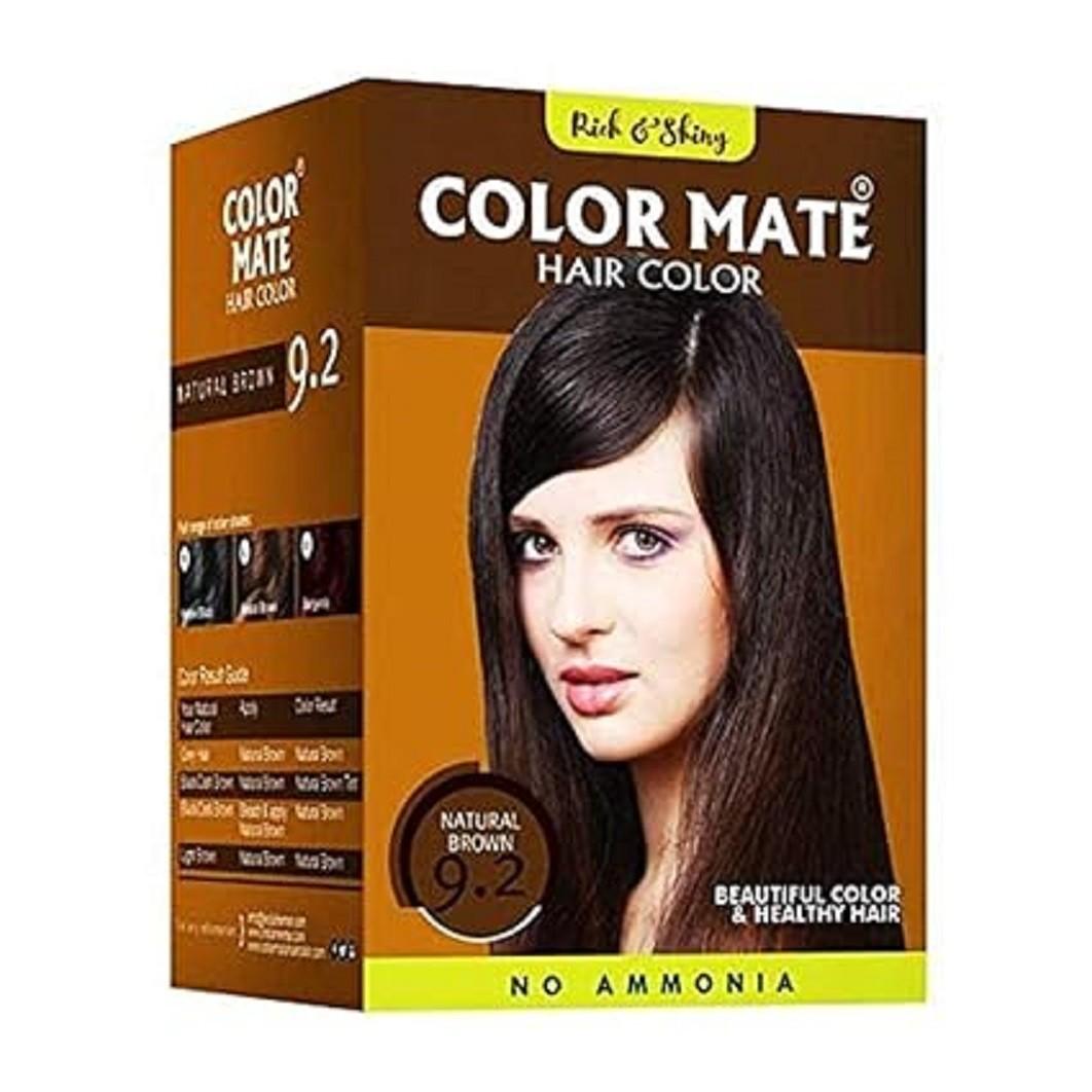 @ Color Mate Hair Color 9.2-Natural Brown UK25 50%OFF